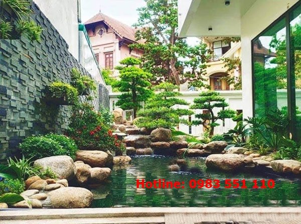 Thiết kế thi c&ocirc;ng tiểu cảnh s&acirc;n vườn tại Mai Sơn