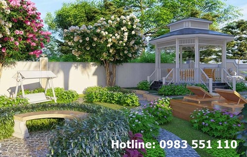 Thiết kế thi c&ocirc;ng tiểu cảnh s&acirc;n vườn tại Y&ecirc;n Sơn